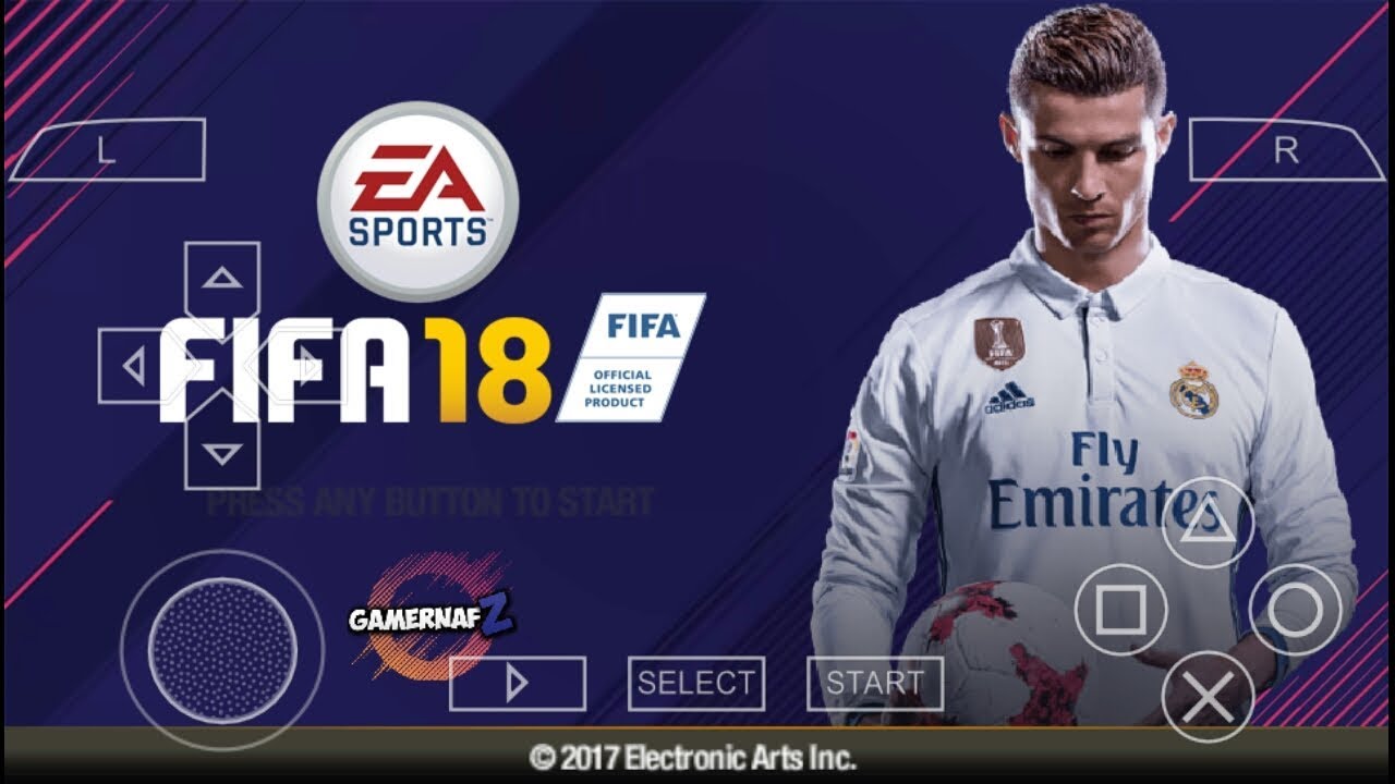 Fifa 18 for android via ppsspp v1.02 ac